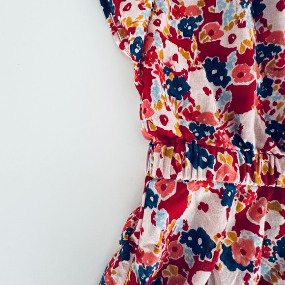 Crewcuts Floral Printed Flutter Sleeve Voile Dress Girls Size 12 - Picture 8 of 12